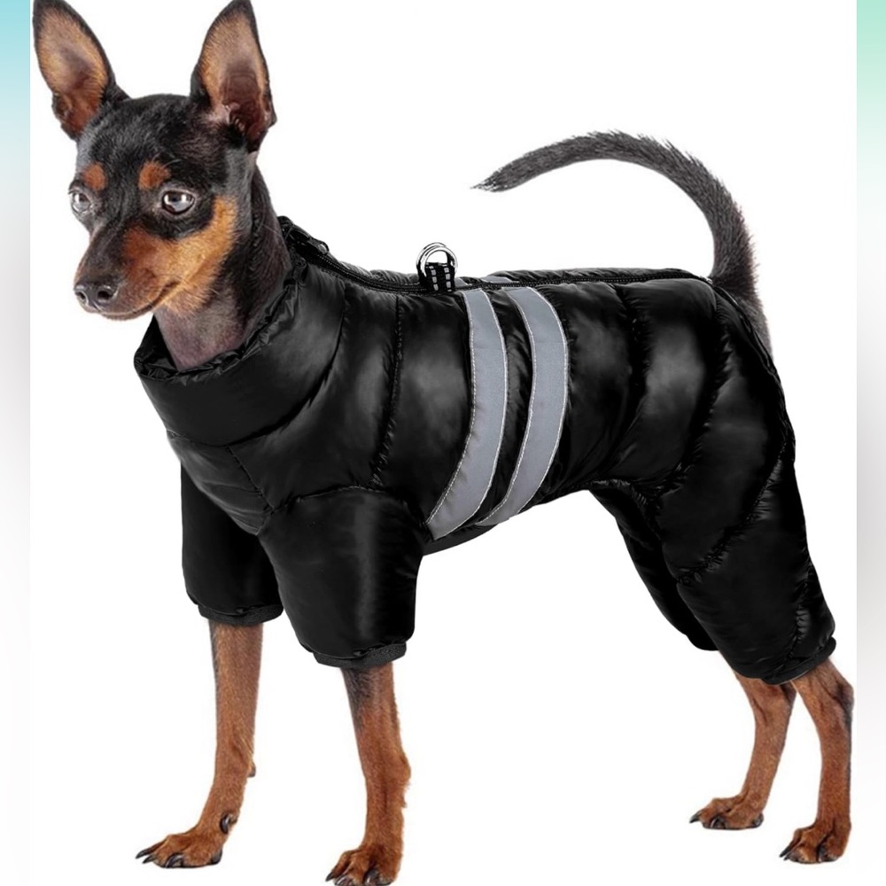 NWT Didog Classic Black Polyvinyl Chloride Waterproof Windproof Chest 17”